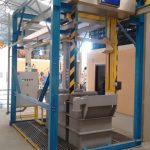 Carro automático para galvanização