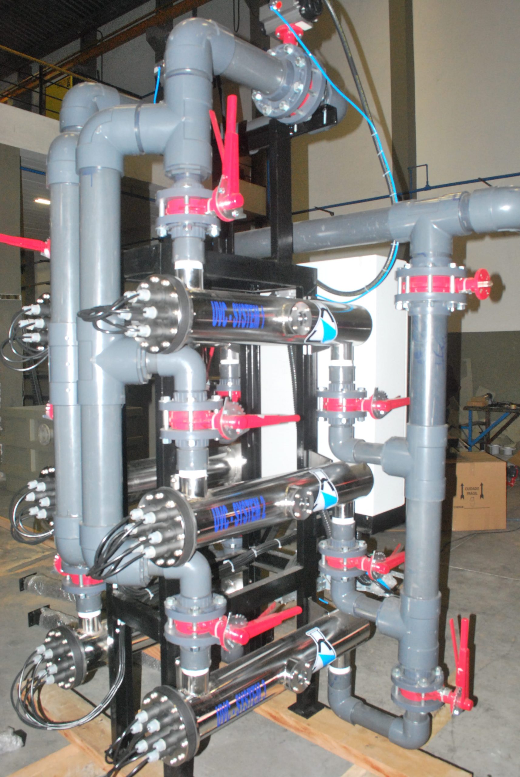 Sistema UV em detalhe
